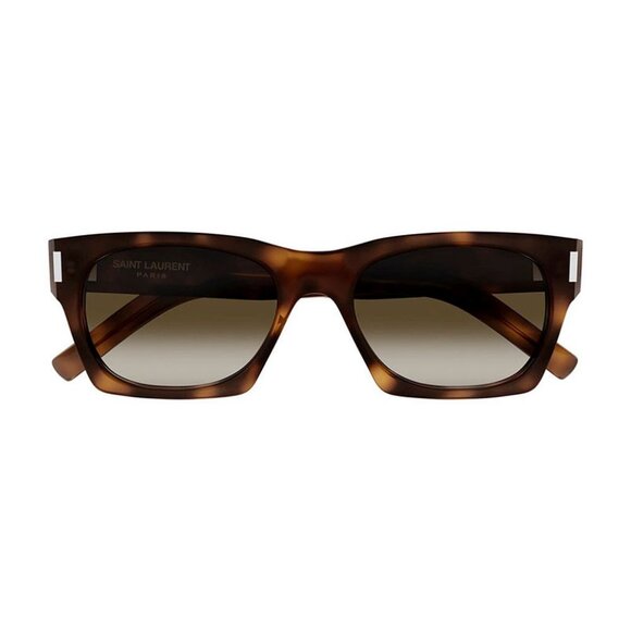NEW SL402 019 SAINT LAURENT SUNGLASSES SQUARE BROWN WOMEN EYEWEAR